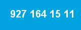 927 164 15 11 927 164 15 11